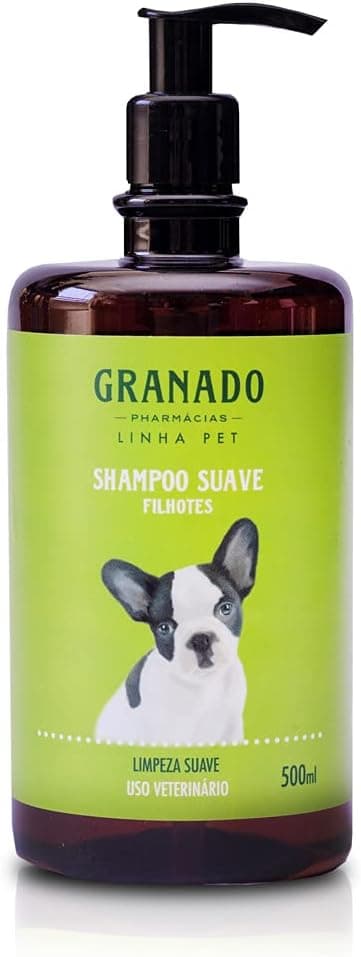 Frasco de Granado Pet Shampoo Suave para Filhotes, 500 ml